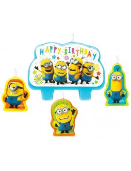 Candeline Minions 4pz