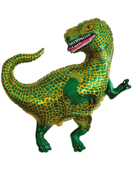 Palloncino Tirannosauro Verde