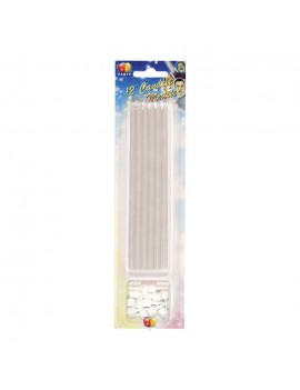 Candeline Matita Bianche (12 pz)
