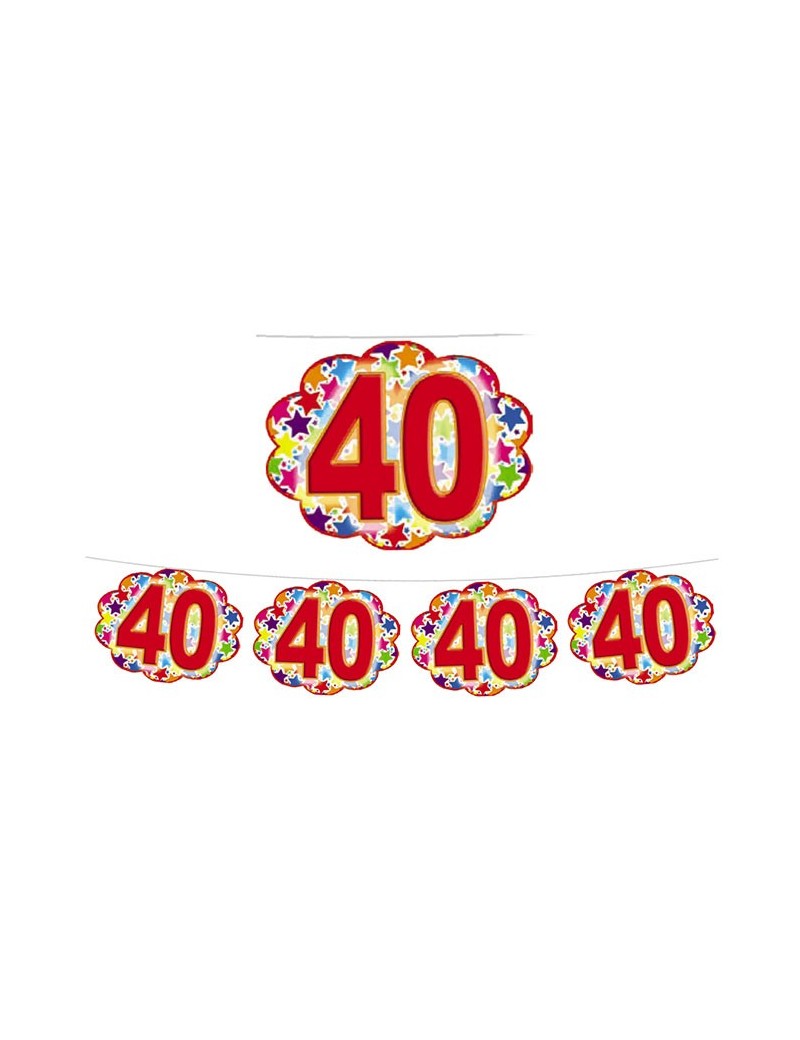 Festone Nuvoletta Numero 40