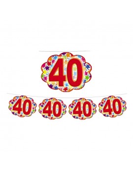 Festone Nuvoletta Numero 40