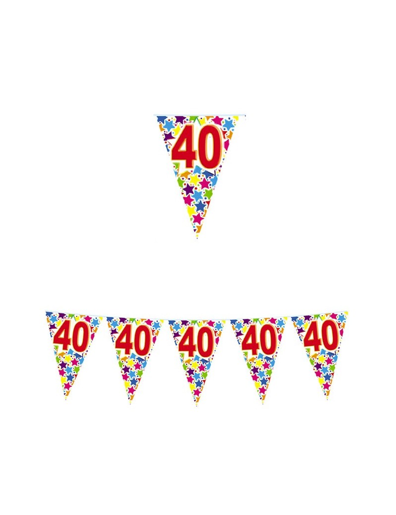 Festone Bandierina Numero 40