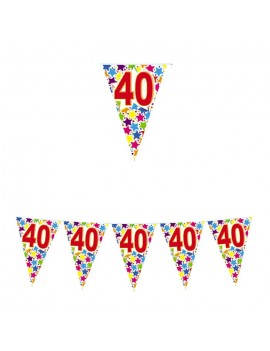 Festone Bandierina Numero 40