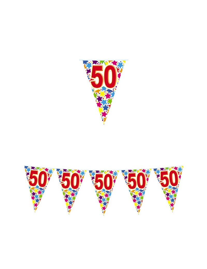 Festone Bandierina Numero 50