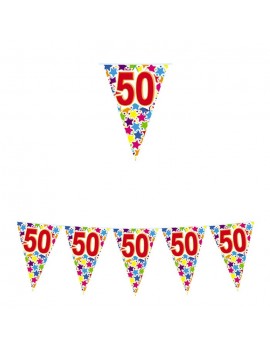 Festone Bandierina Numero 50