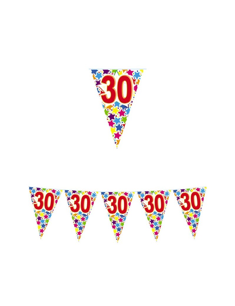 Festone Bandierina Numero 30