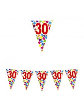Festone Bandierina Numero 30