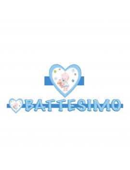 Festone Maxi Battesimo  (6 mt)