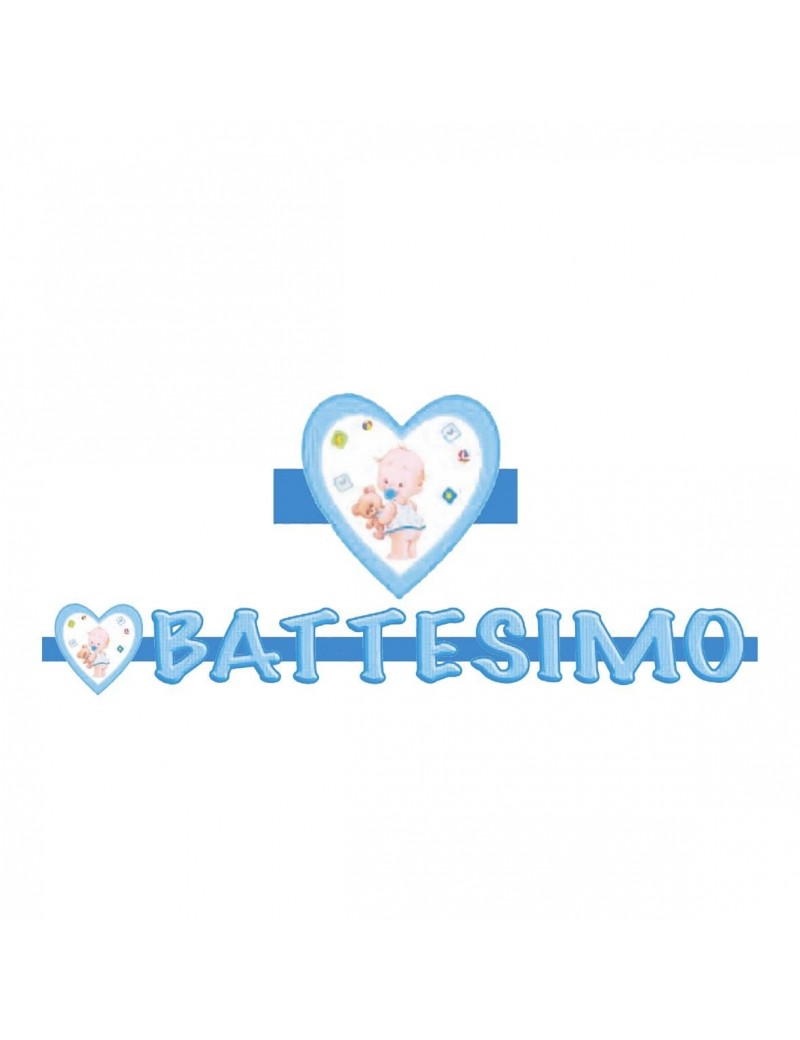 Festone Maxi Battesimo  (6 mt)