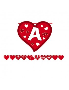 Festone Maxi Cuore Scritta Ti Amo