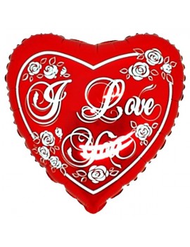 Palloncino Cuore I Love You Gigante
