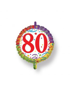 Palloncino Tondo Numero 80