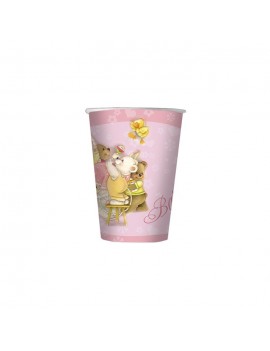 Bicchierini Battesimo Rosa (10 pz)