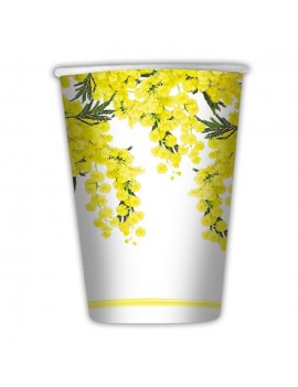 Bicchieri Floreali Mimosa (10 pz)