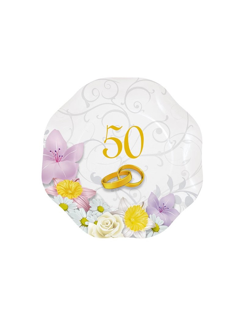 Piatti Ø 18 cm 50° Anniversario (10 pz)