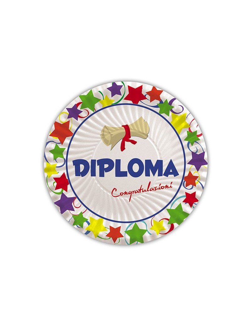 Piatti Ø 18 cm per Diploma (10 pz)