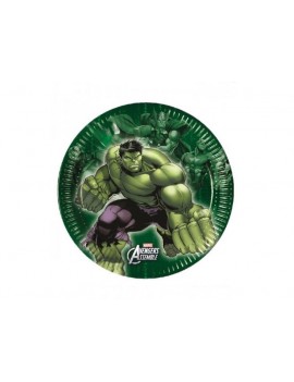 Piatti Avengers da 20 cm (8 pz)
