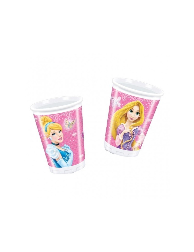 Bicchieri Principesse Disney da 200 ml (8 pz)