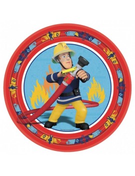 Piatti Sam il Pompiere da 23 cm (8 pz)