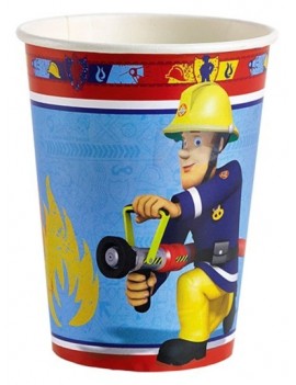 Bicchieri Sam il Pompiere da 266 ml (8 pz)