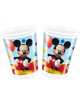 Bicchieri di Plastica Mickey Mouse da 200 ml