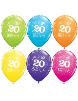 Palloncini Numero 20 Multicolor