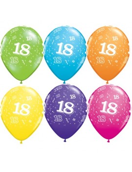 Palloncini Numero 18 Multicolor