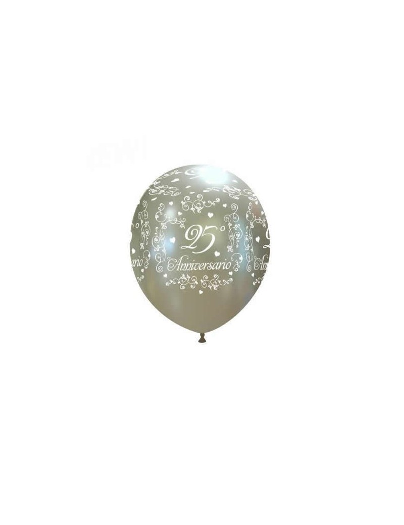 Palloncini 25° Anniversario Argento