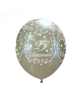 Palloncini 25° Anniversario Argento