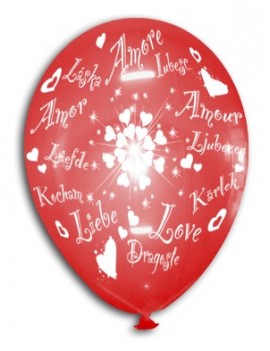 Palloncini Lattice Scritta Amore 