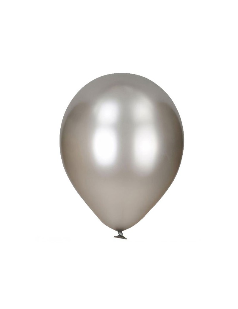 Palloncini in Lattice Argento Metallizzato 30 cm da 50 pz