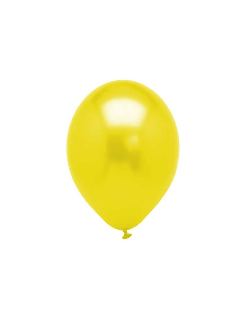 Palloncini in Lattice Giallo Metallizzato 30 cm da 50 pz