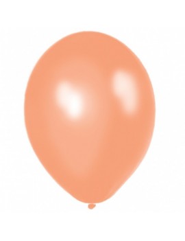 Palloncini in Lattice Salmone Metallizzato 30 cm da 50 pz