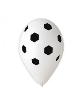 Palloncini in Lattice Calcio Bianco e Nero