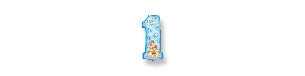 Palloncini in Mylar Primo Compleanno